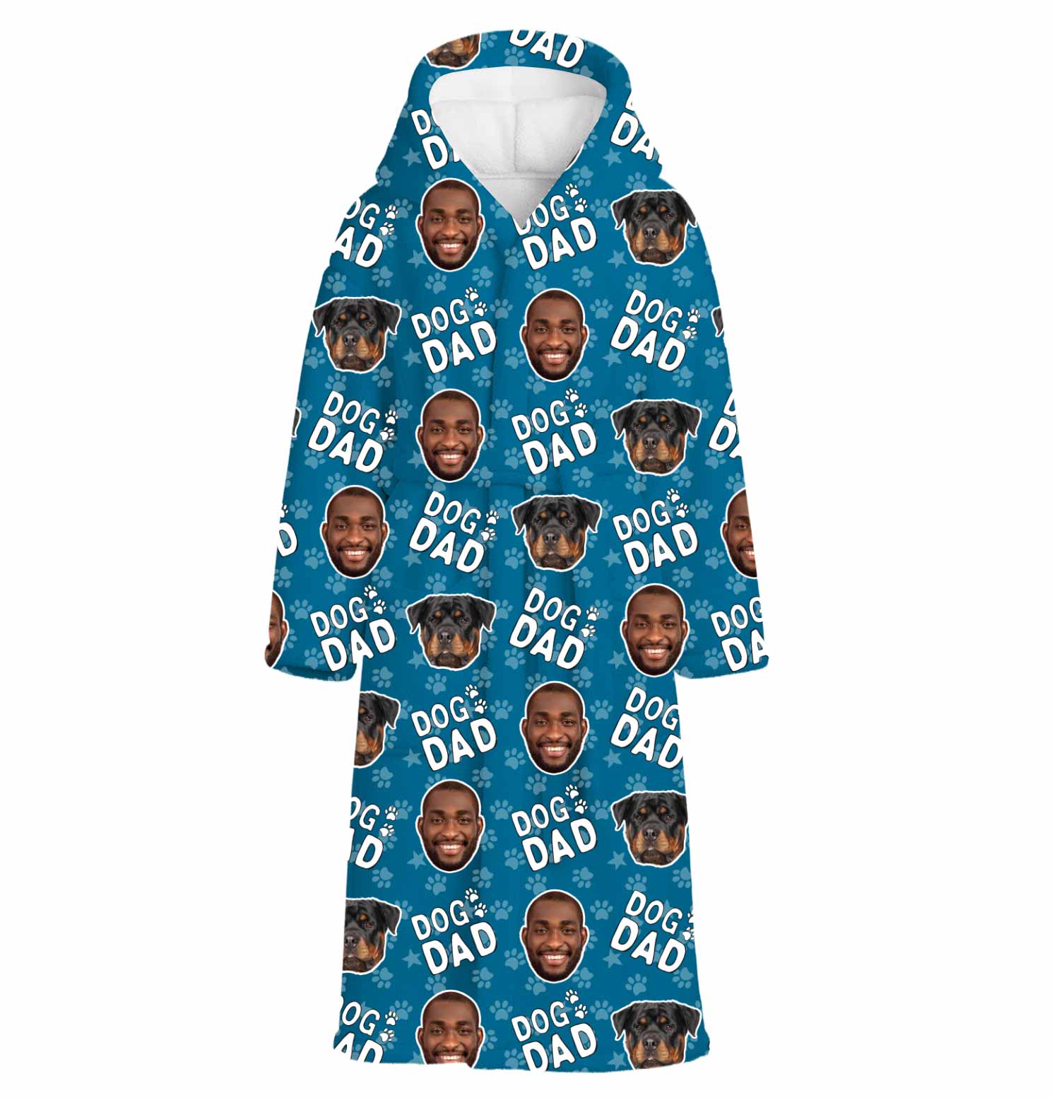 Dog Dad Personalised Dressing Gown