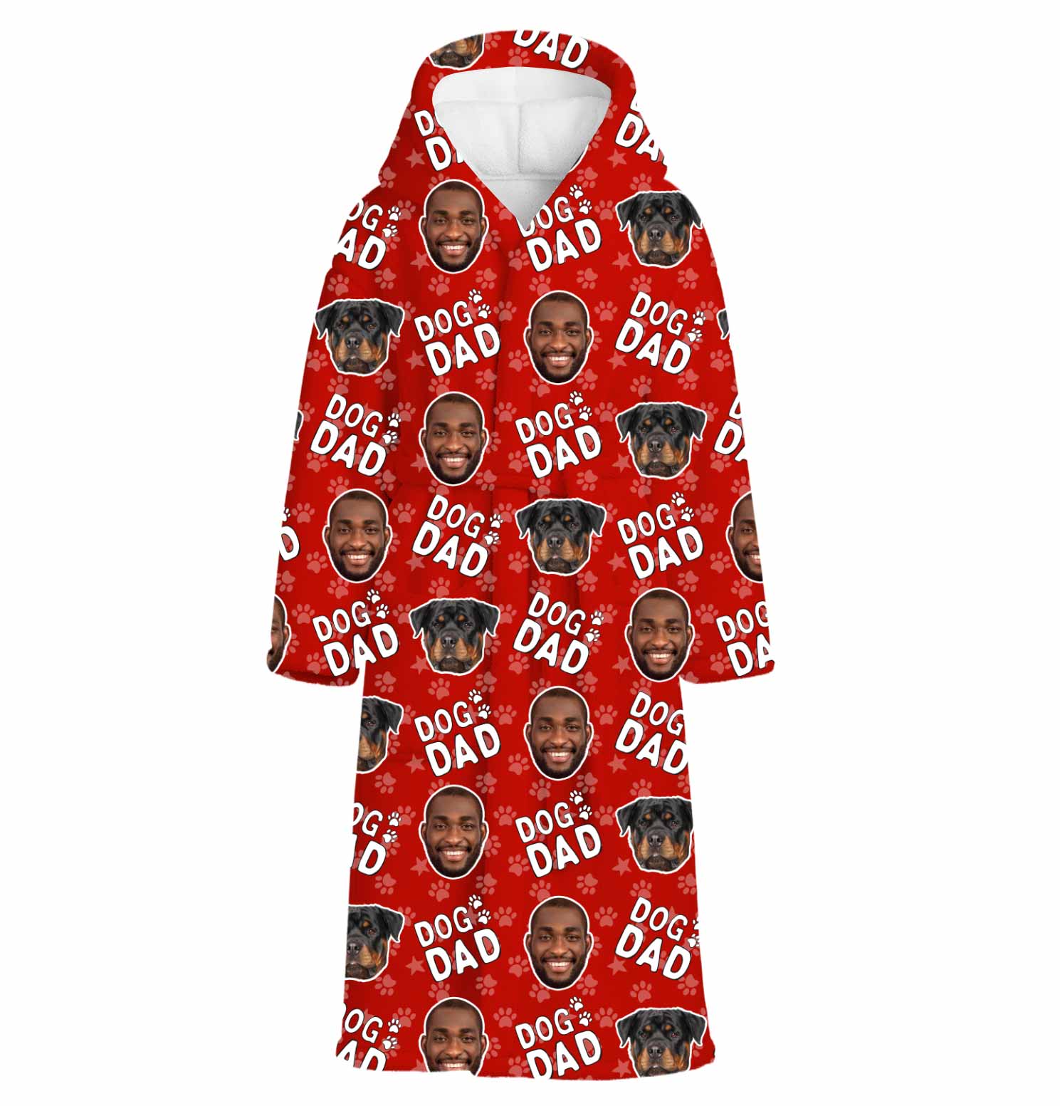 Dog Dad Personalised Dressing Gown