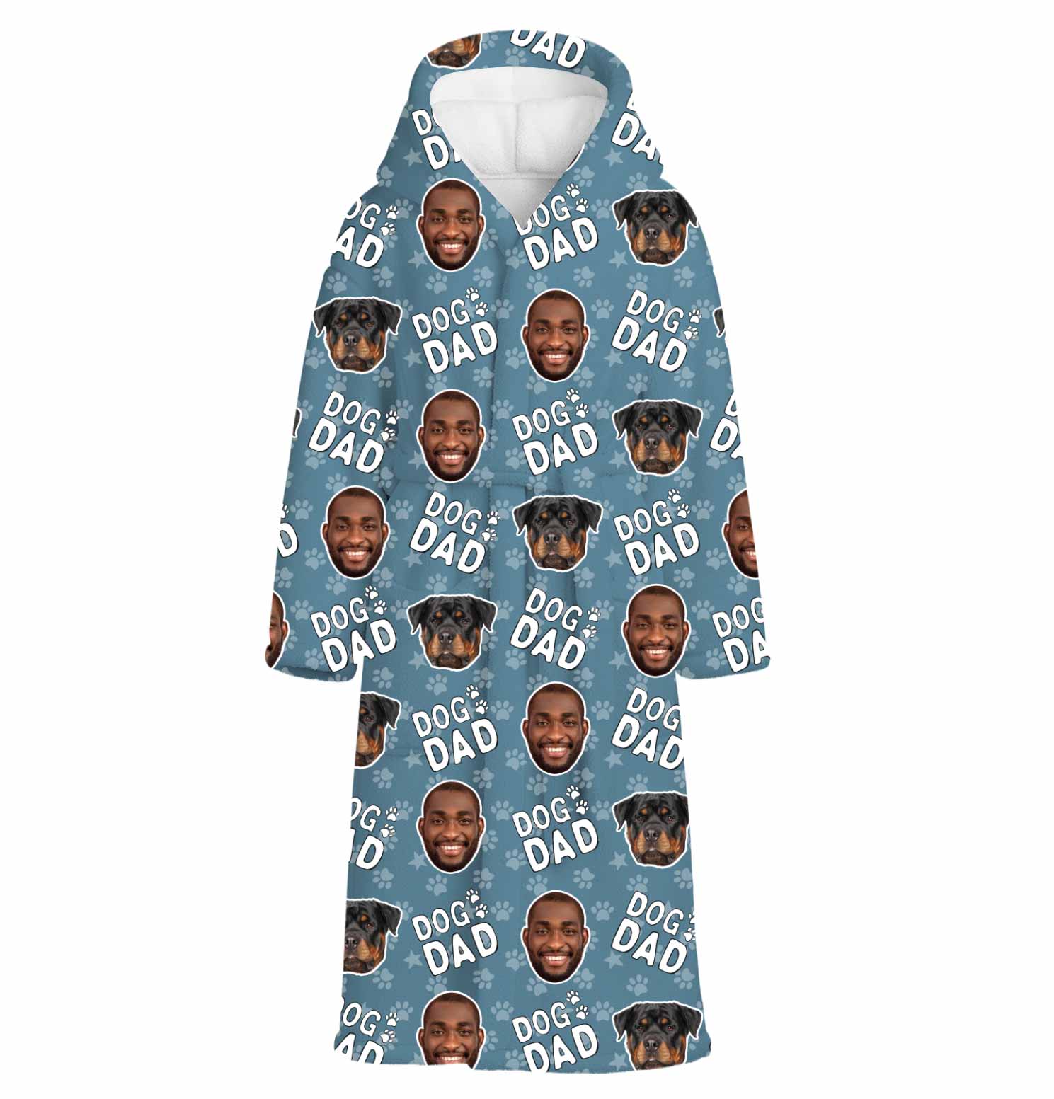 Dog Dad Personalised Dressing Gown