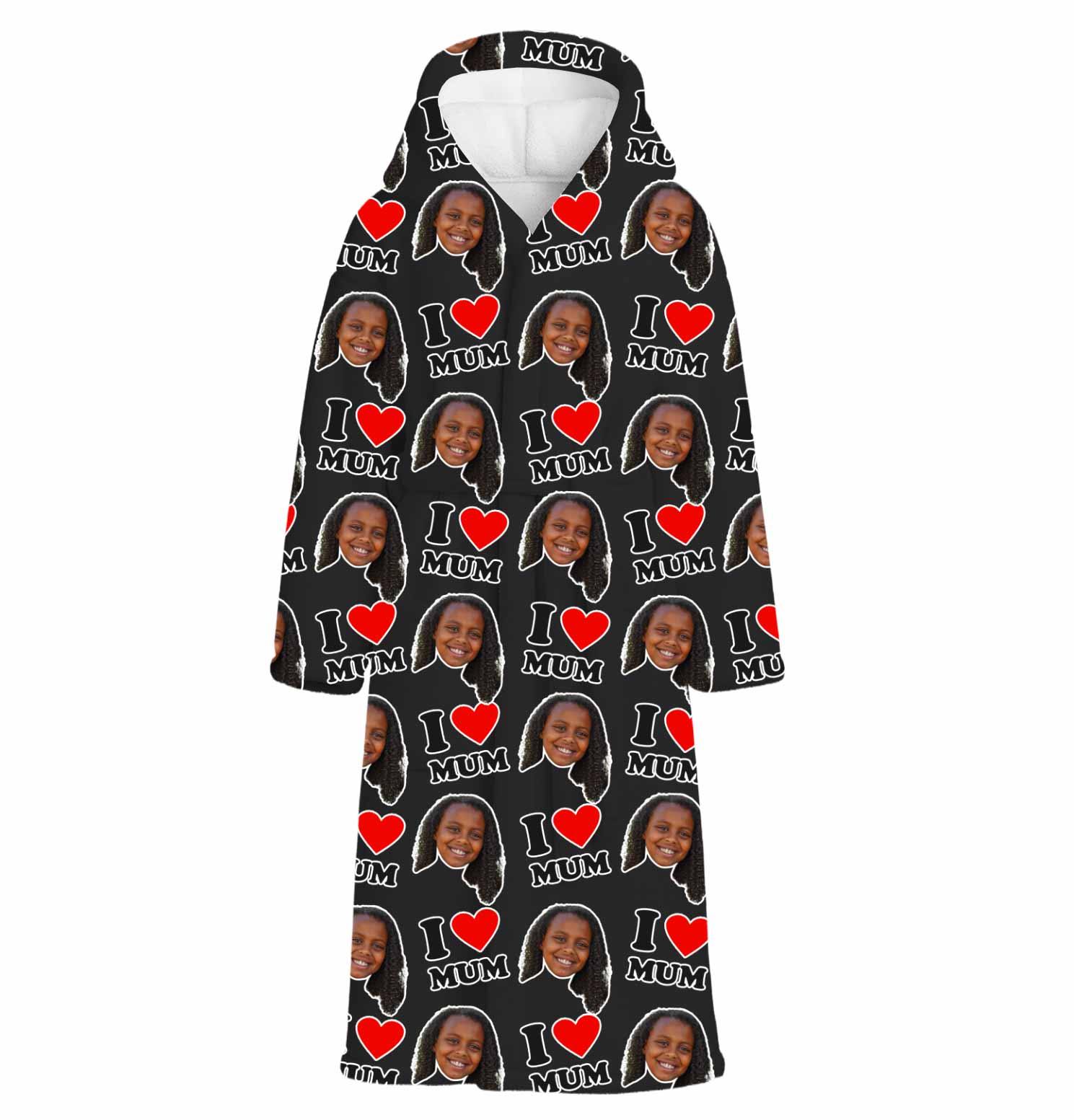 I Heart Mum Personalised Dressing Gown