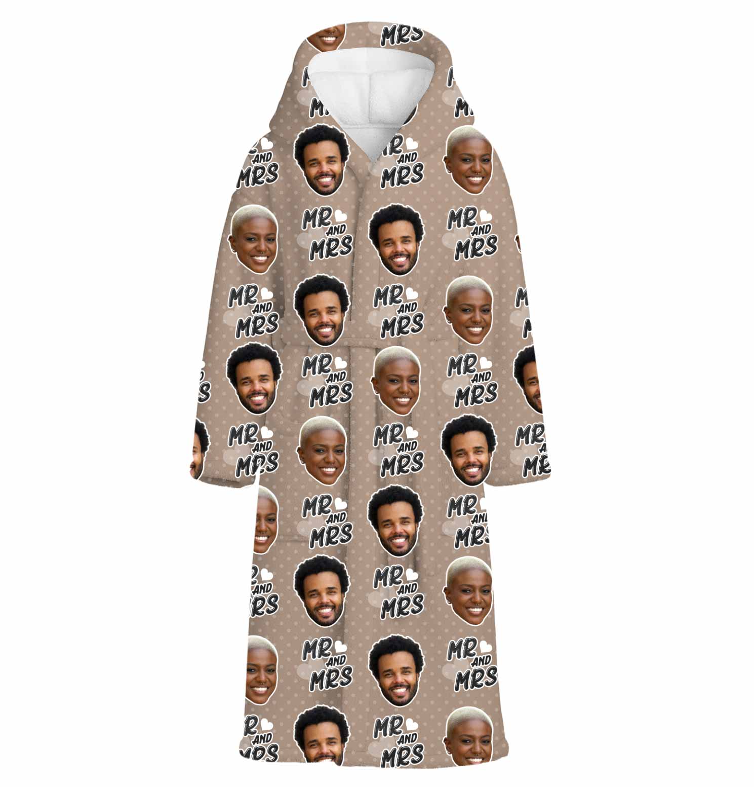 Mr & Mrs Personalised Dressing Gown