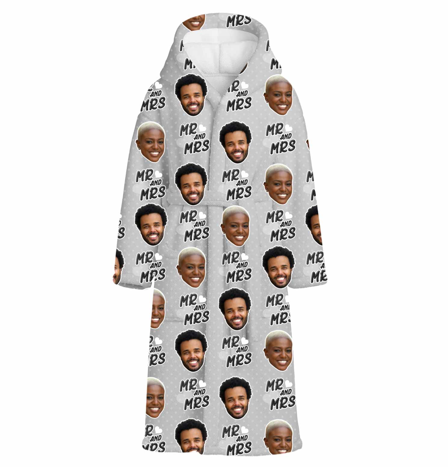 Mr & Mrs Personalised Dressing Gown