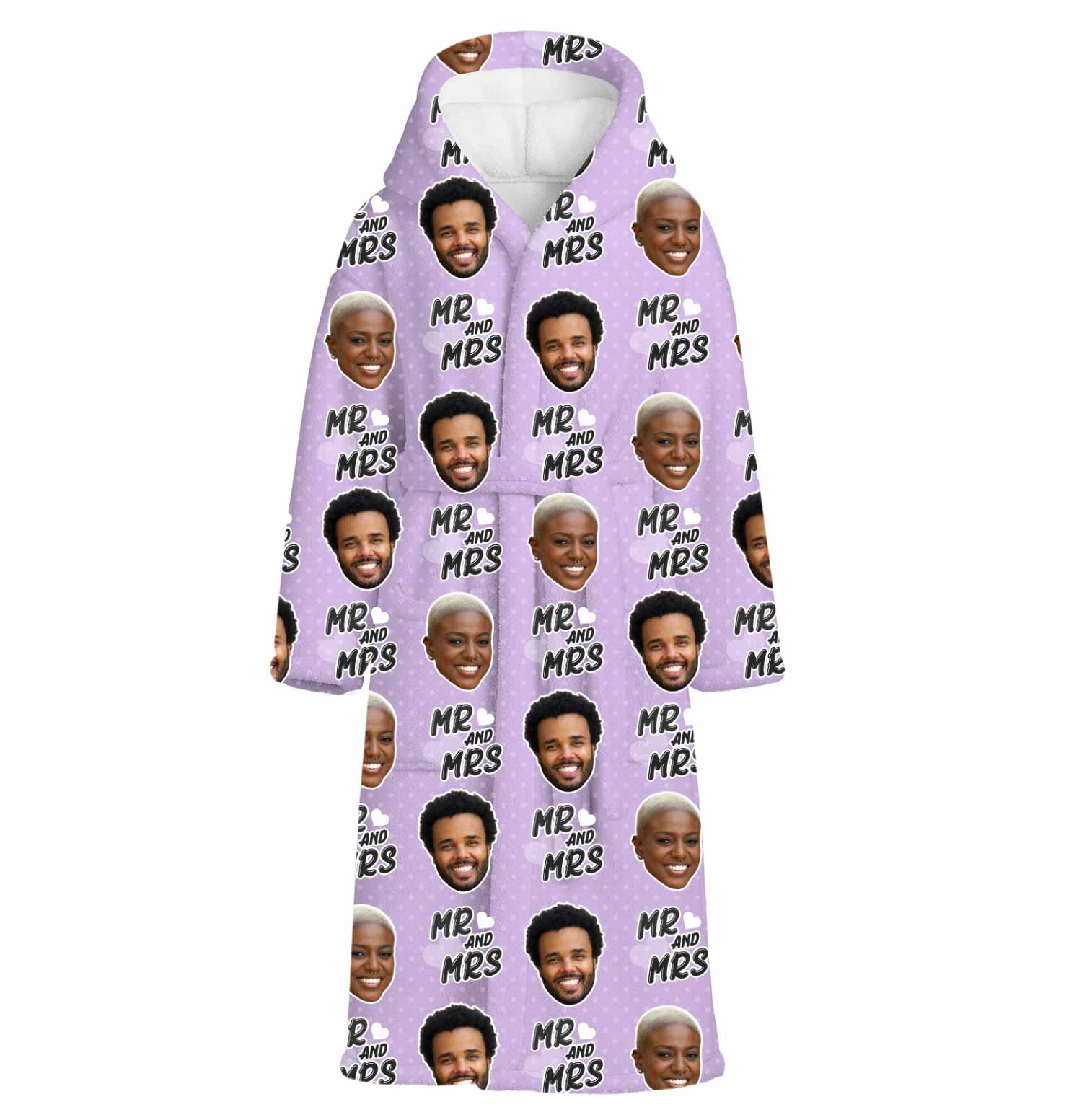 Mr & Mrs Personalised Dressing Gown