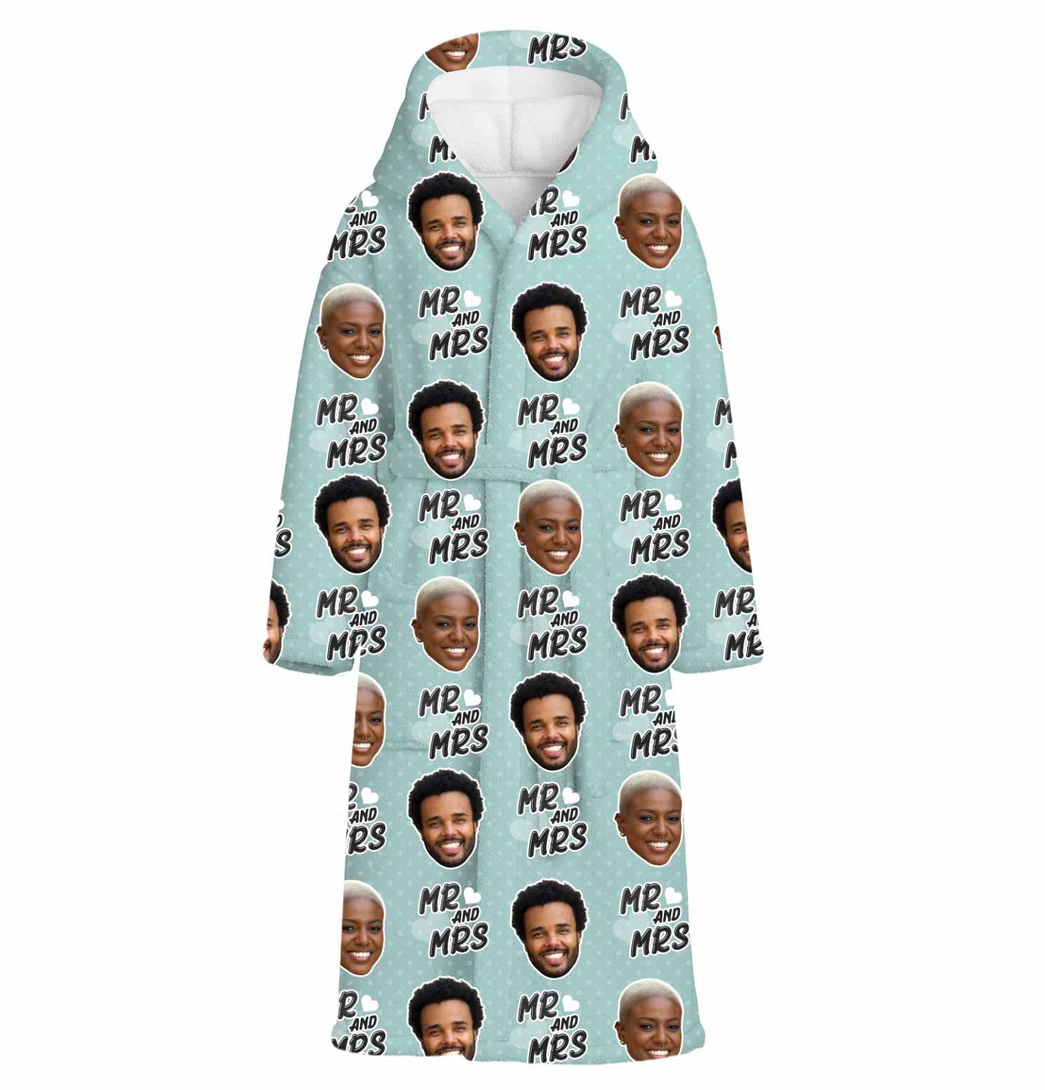 Mr & Mrs Personalised Dressing Gown