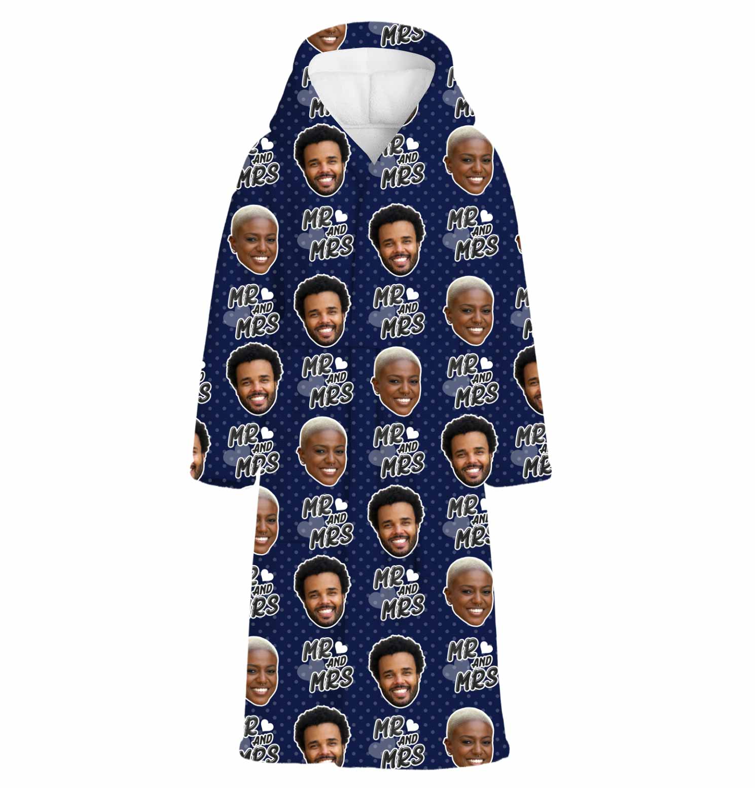 Mr & Mrs Personalised Dressing Gown