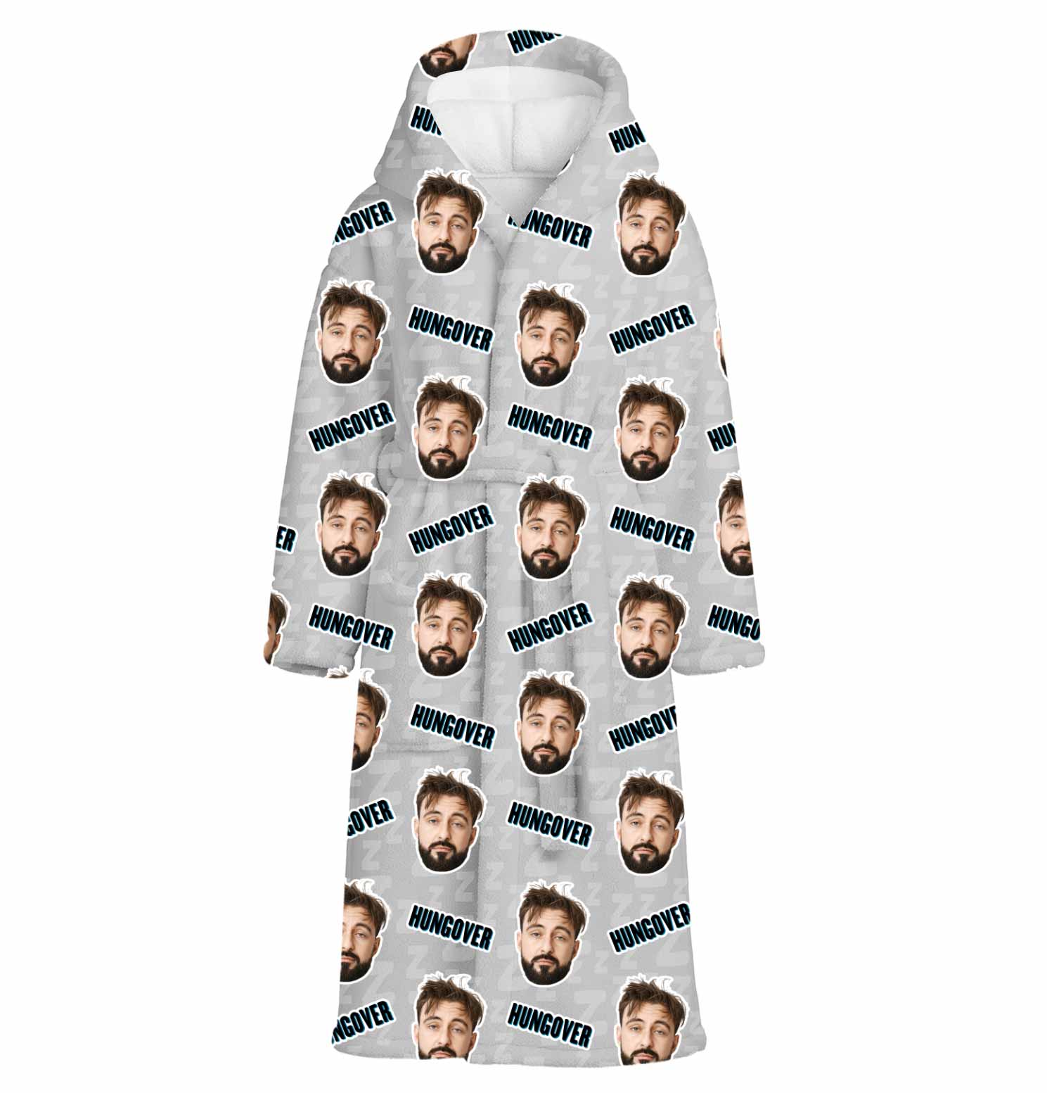 Hungover Personalised Dressing Gown