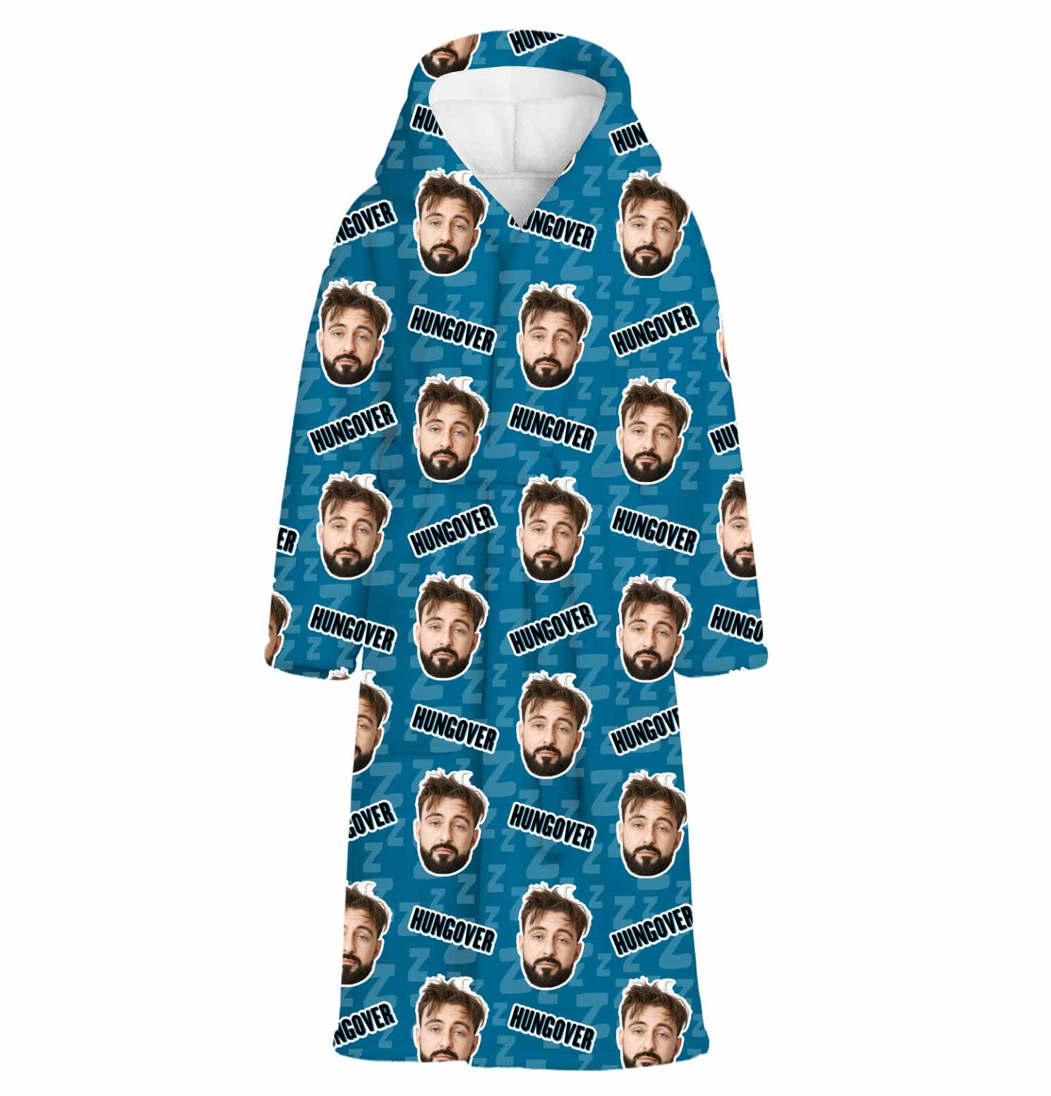 Hungover Personalised Dressing Gown