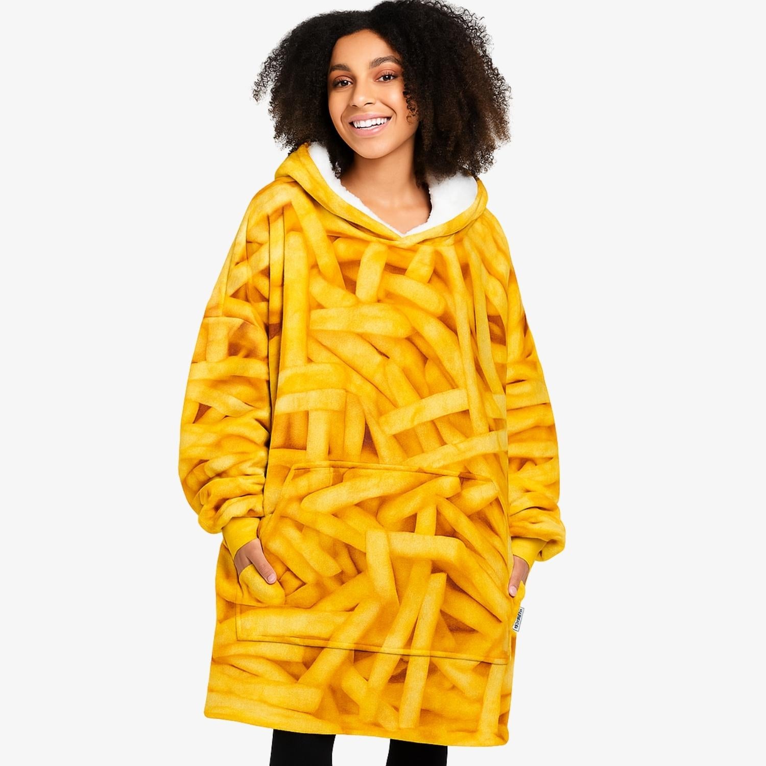 Fries Adult Chillzy Hoodie Blanket