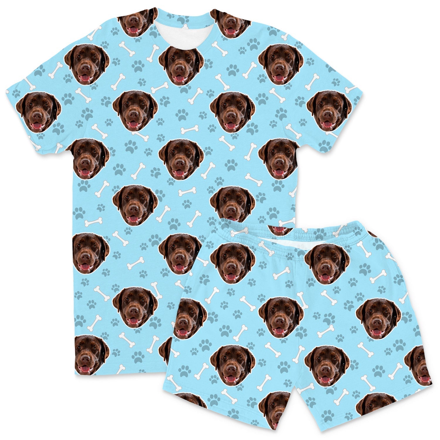 Your Dog Men's Personalised Pyjamas - Shorts Set