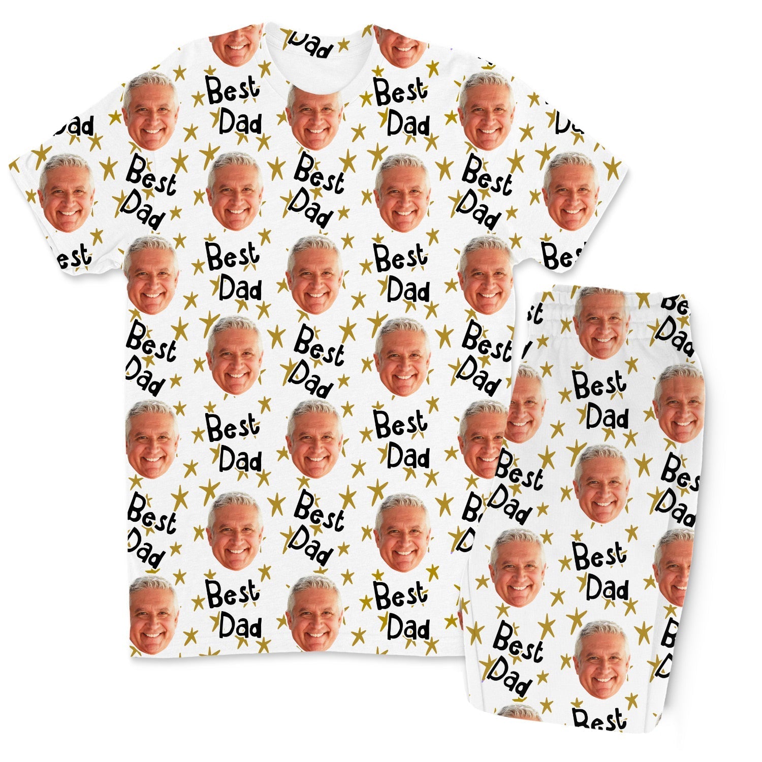 Men's Best Dad Personalised Pyjamas - Trousers Set