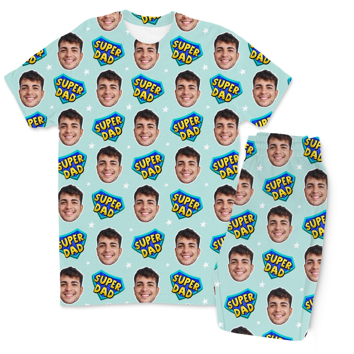 Super Dad Custom Men's PJ Trousers Set