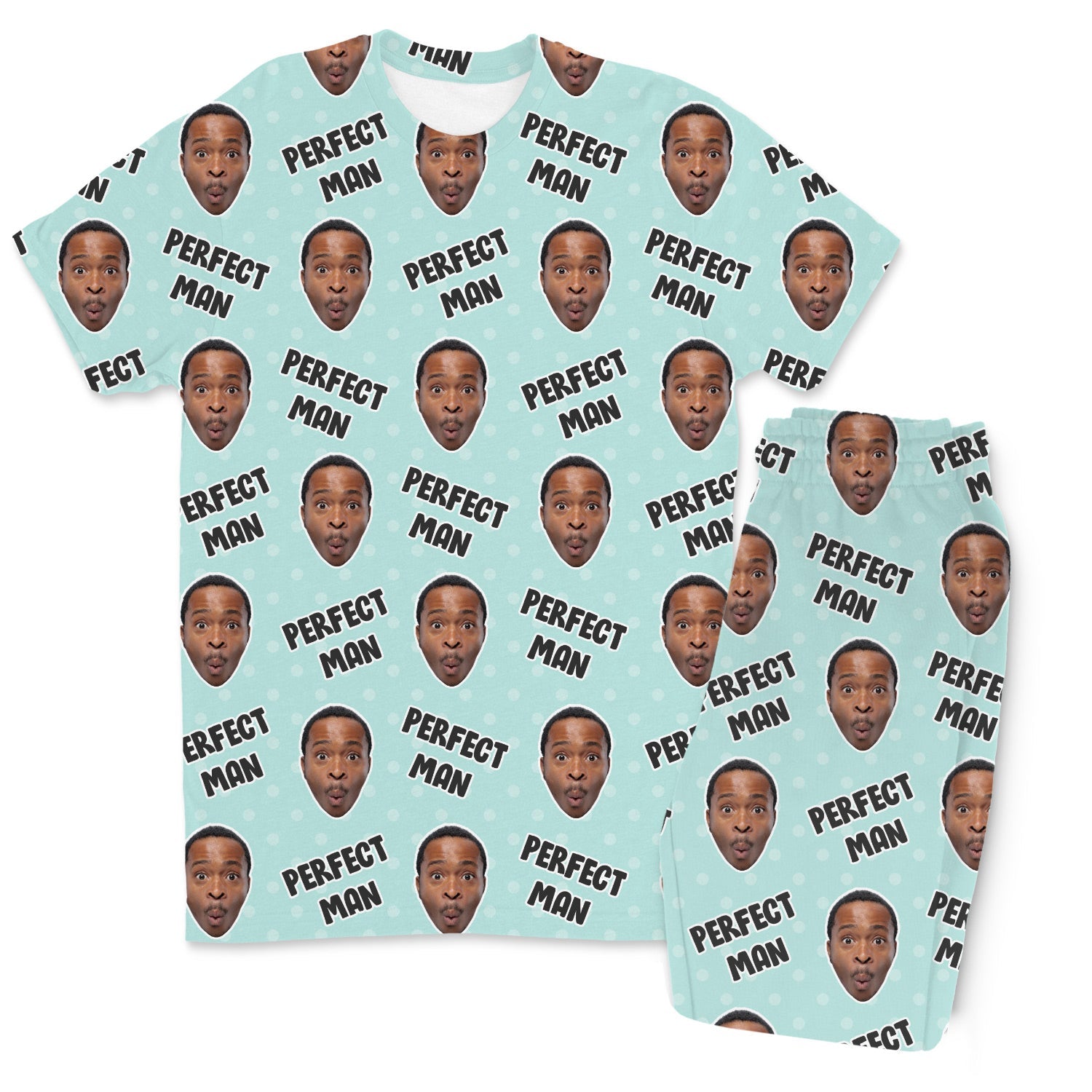 Men's Perfect Man Personalised Pyjamas - Trouser Set