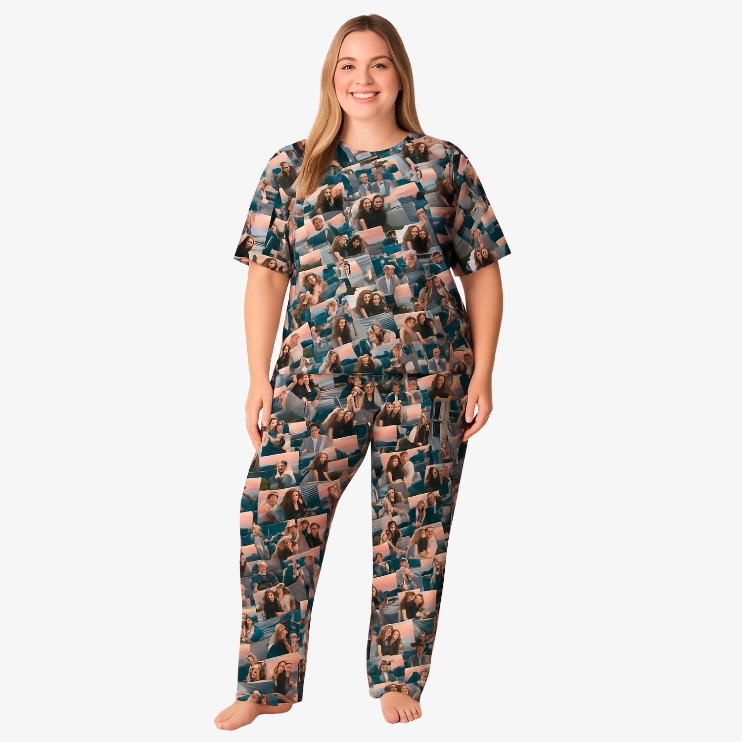 photo collage custom jammies for women