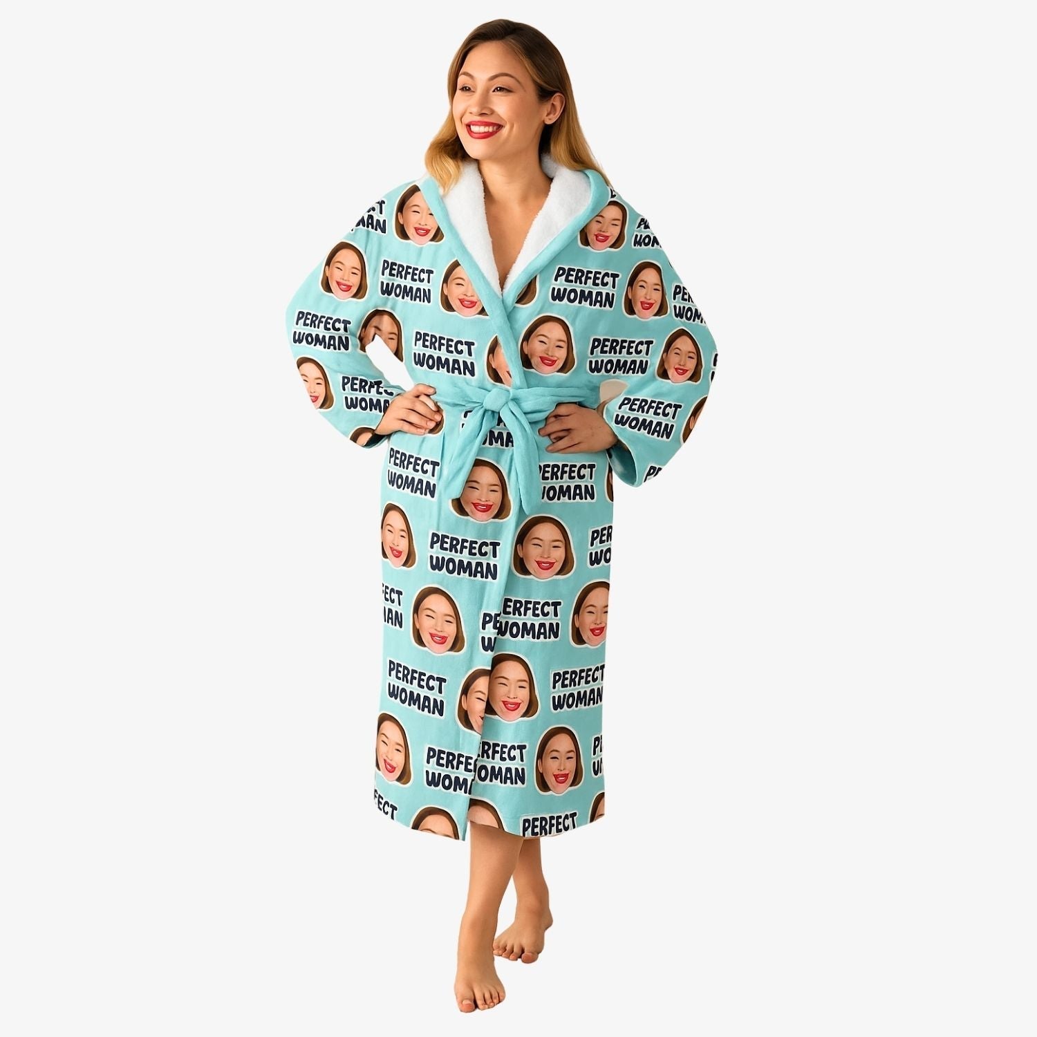 funny personalised dressing gown for her