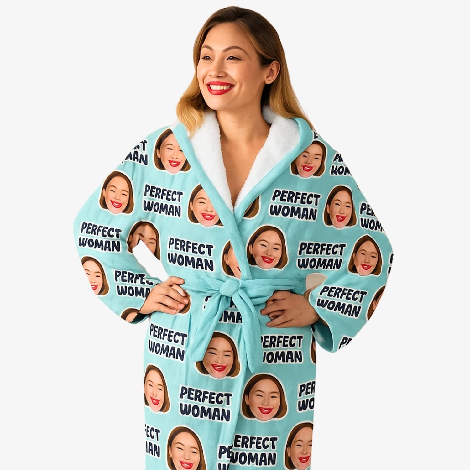 Perfect Woman Personalised Dressing Gown