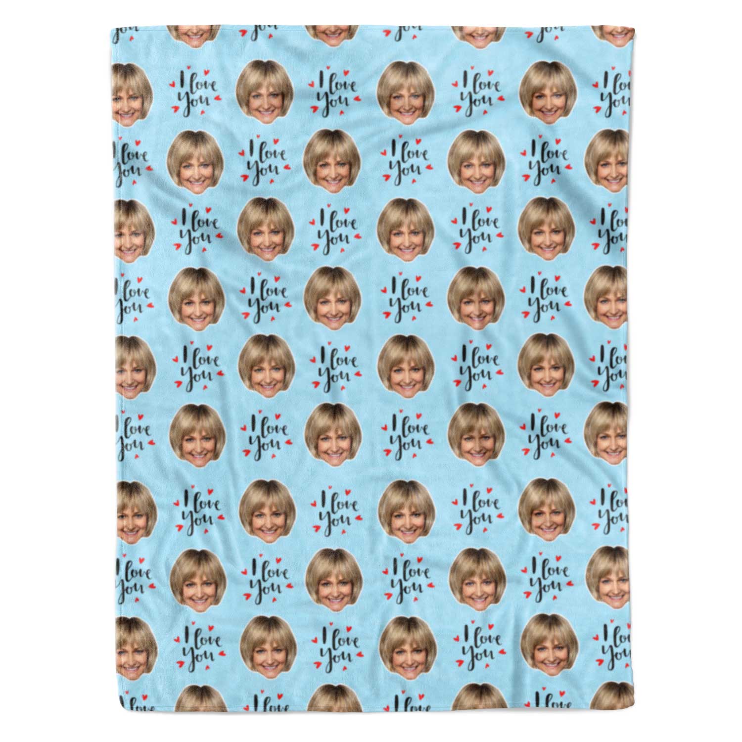 I Love You Personalised Blanket