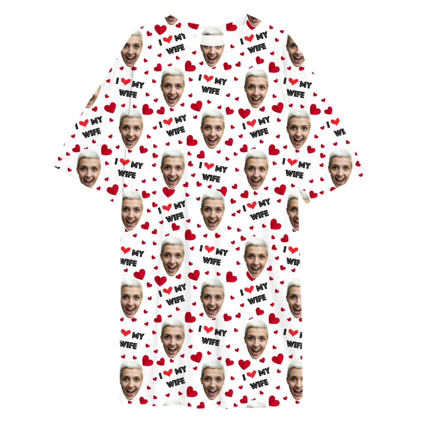 I Love My Wife Custom Sleep Tee