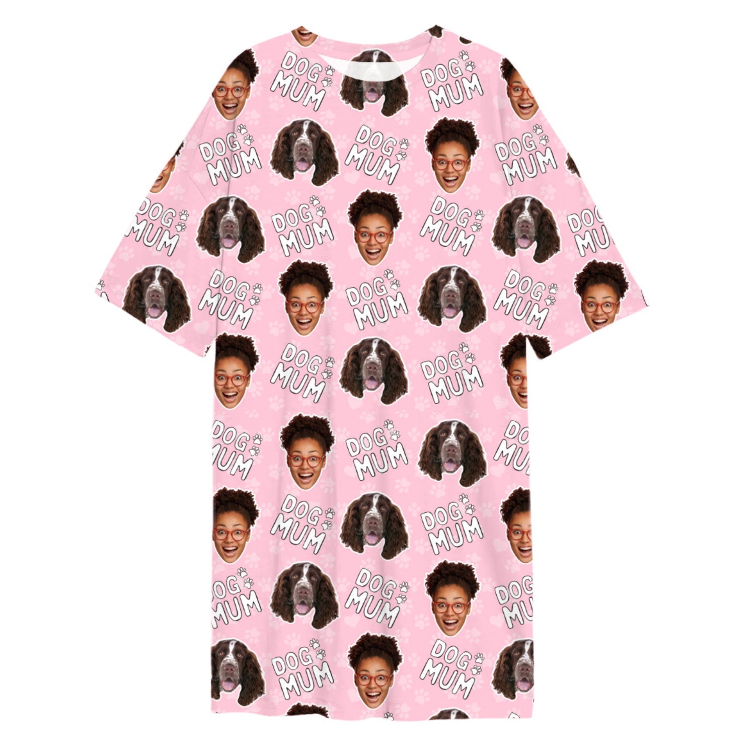 pjs with face on them