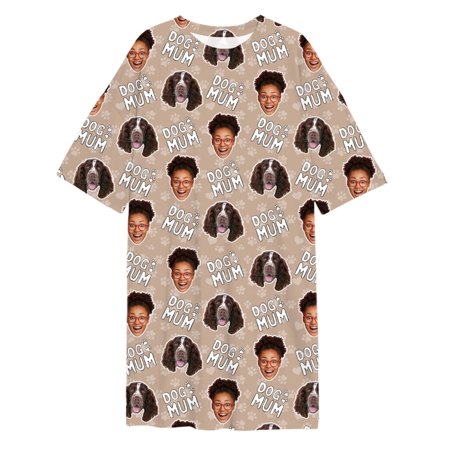 Dog Mum Custom Sleep Tee