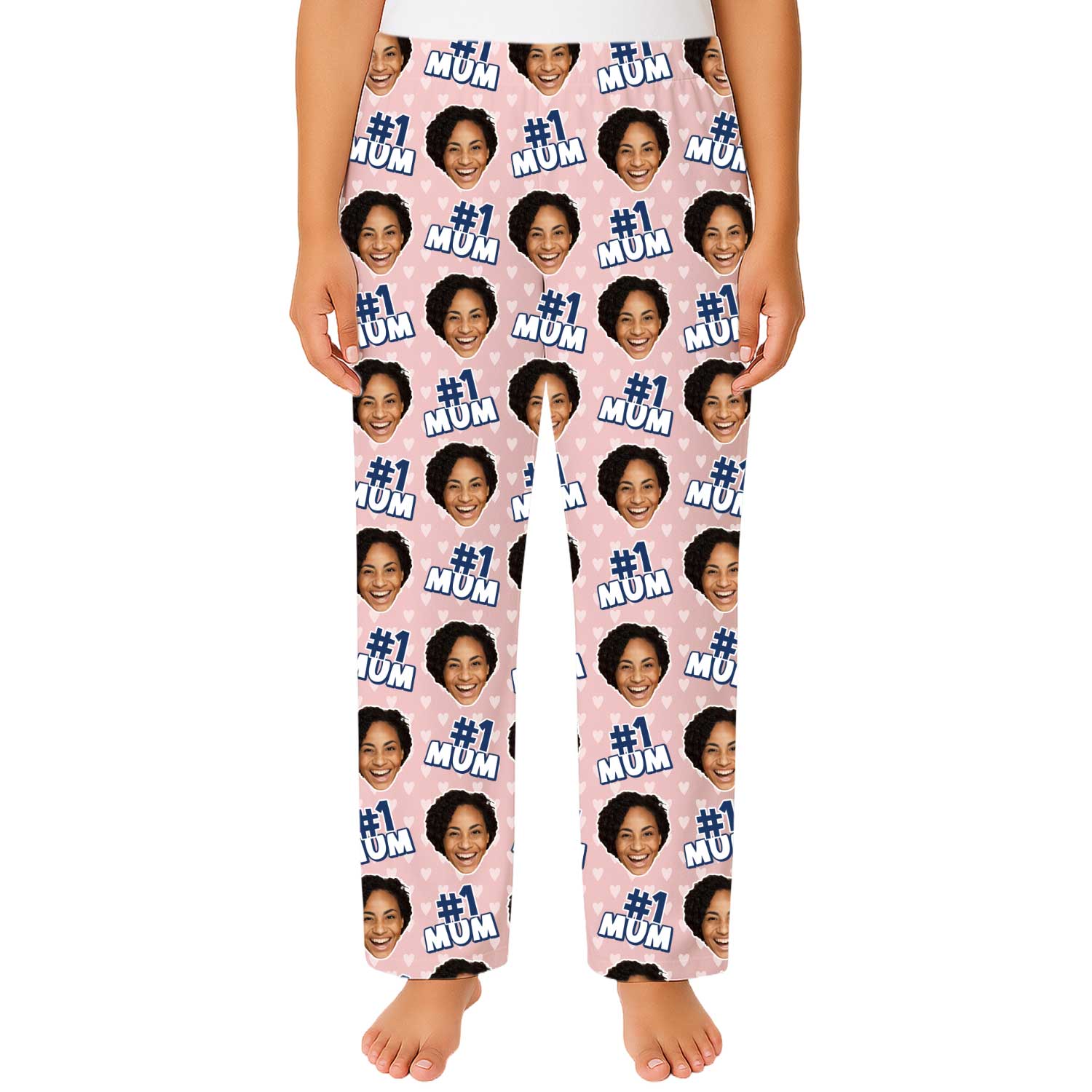 Number 1 Mum Custom Women's PJ Bottoms