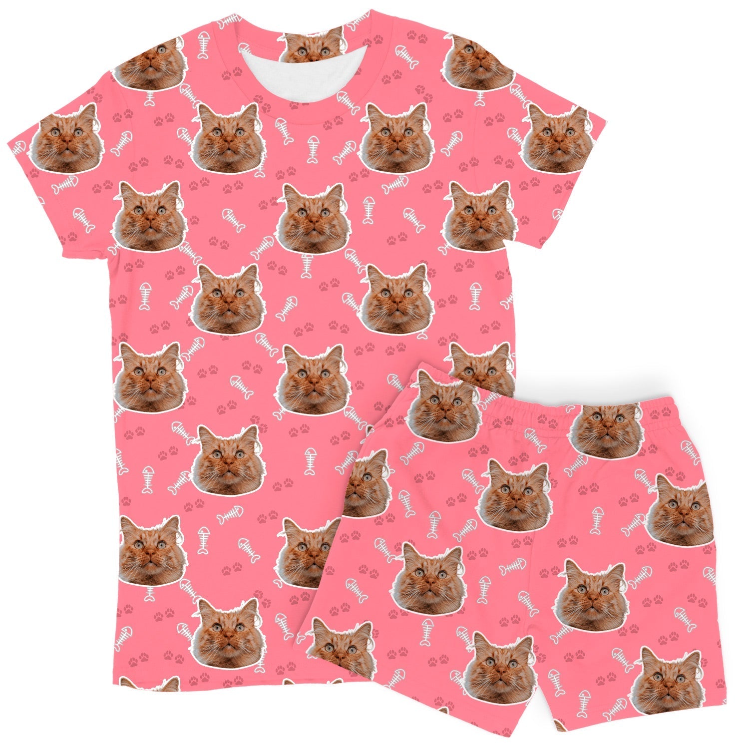 Your Cat Women's Personalised PJs - Shorts Set