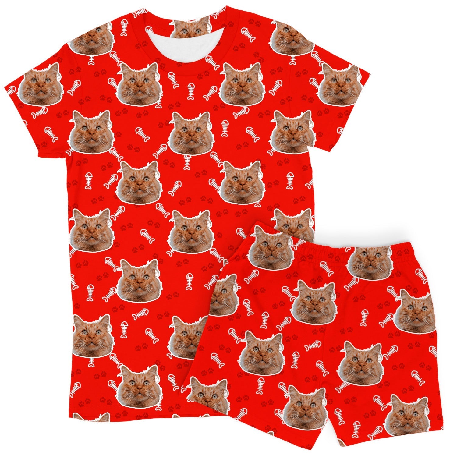 Your Cat Women's Personalised PJs - Shorts Set