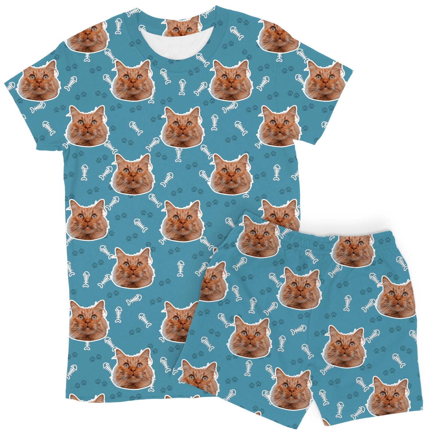 Your Cat Women's Personalised PJs - Shorts Set