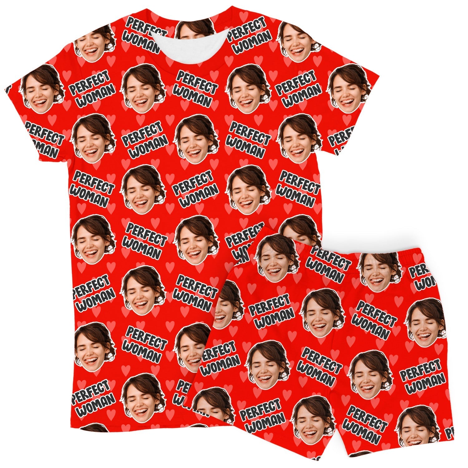 Women's Perfect Woman Personalised PJs - Shorts Set