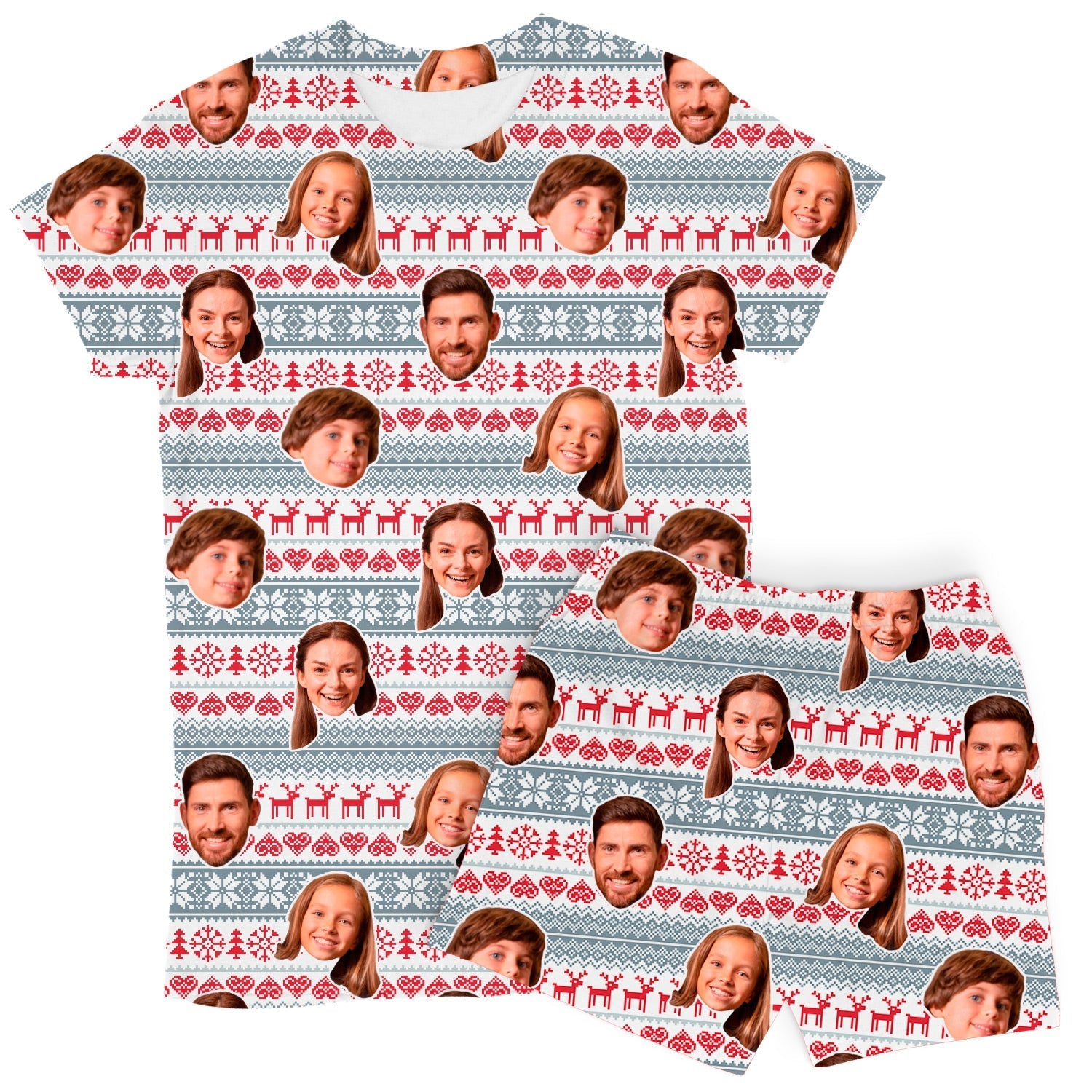 Christmas Nordic Women's PJ Shorts Set