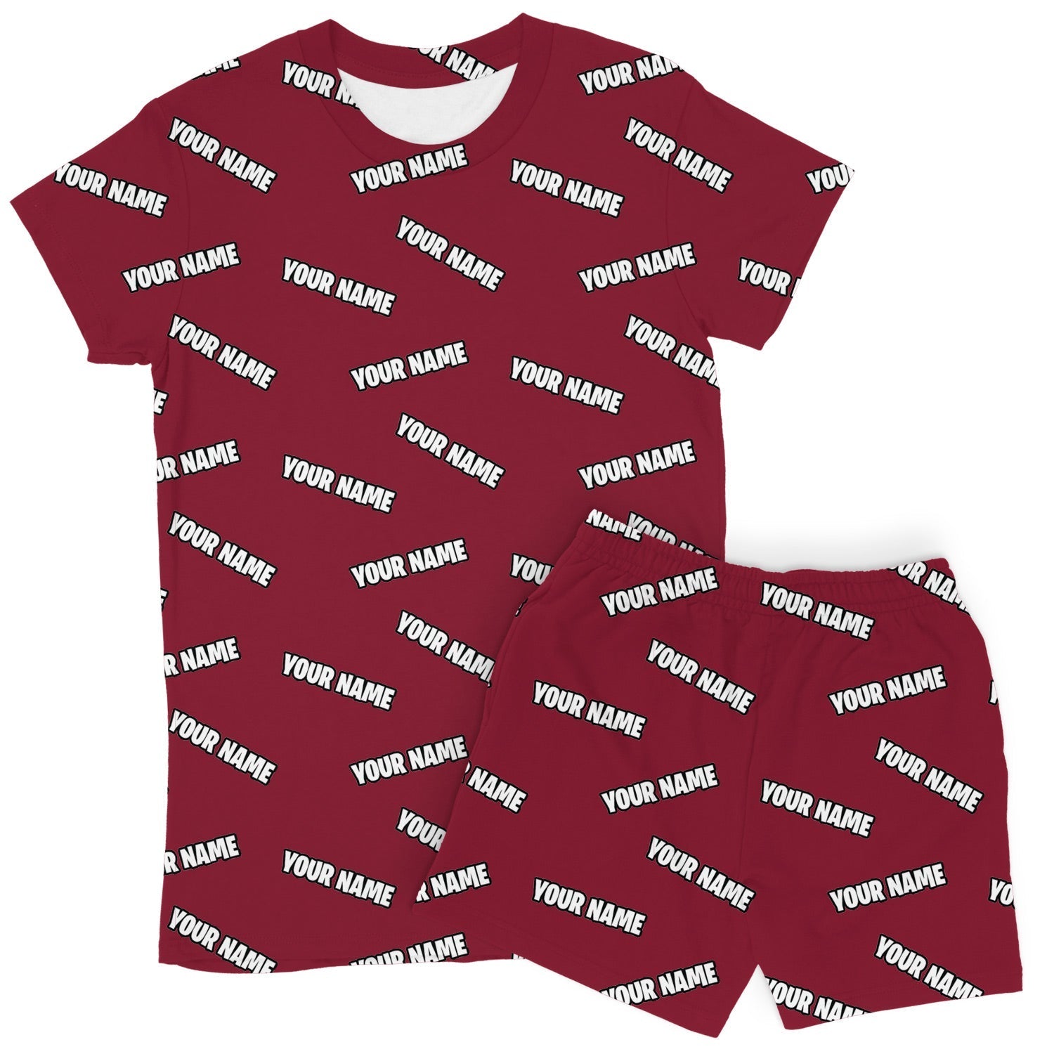 Your Name Women's Personalised PJs - Shorts Set