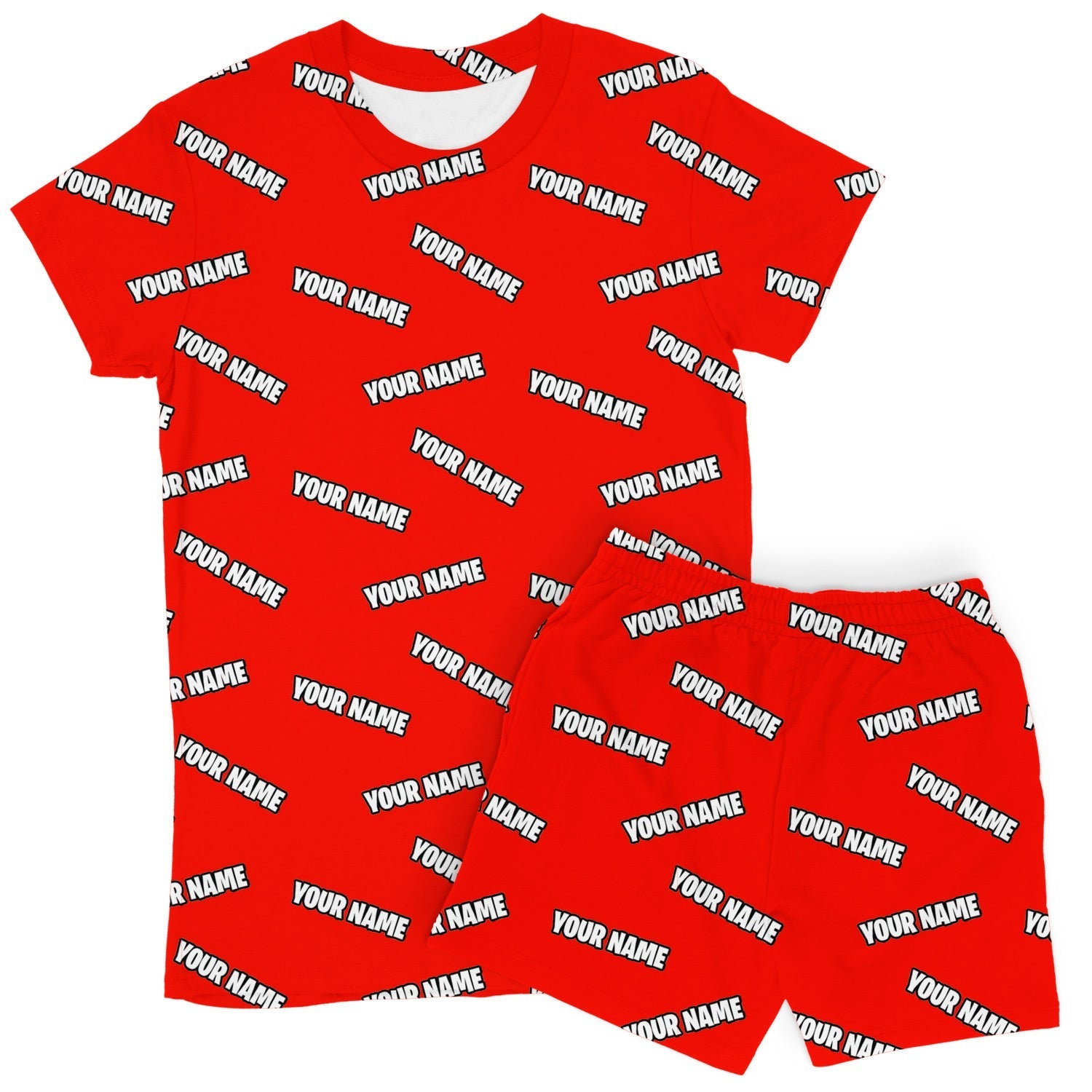 Your Name Women's Personalised PJs - Shorts Set