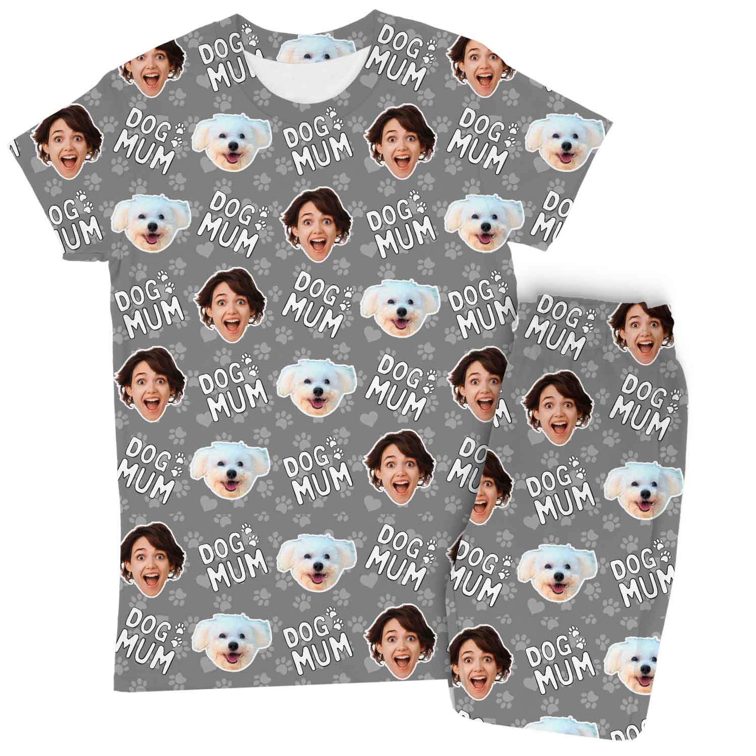 Women's Dog Mum Personalised Pyjamas - Trouser Set