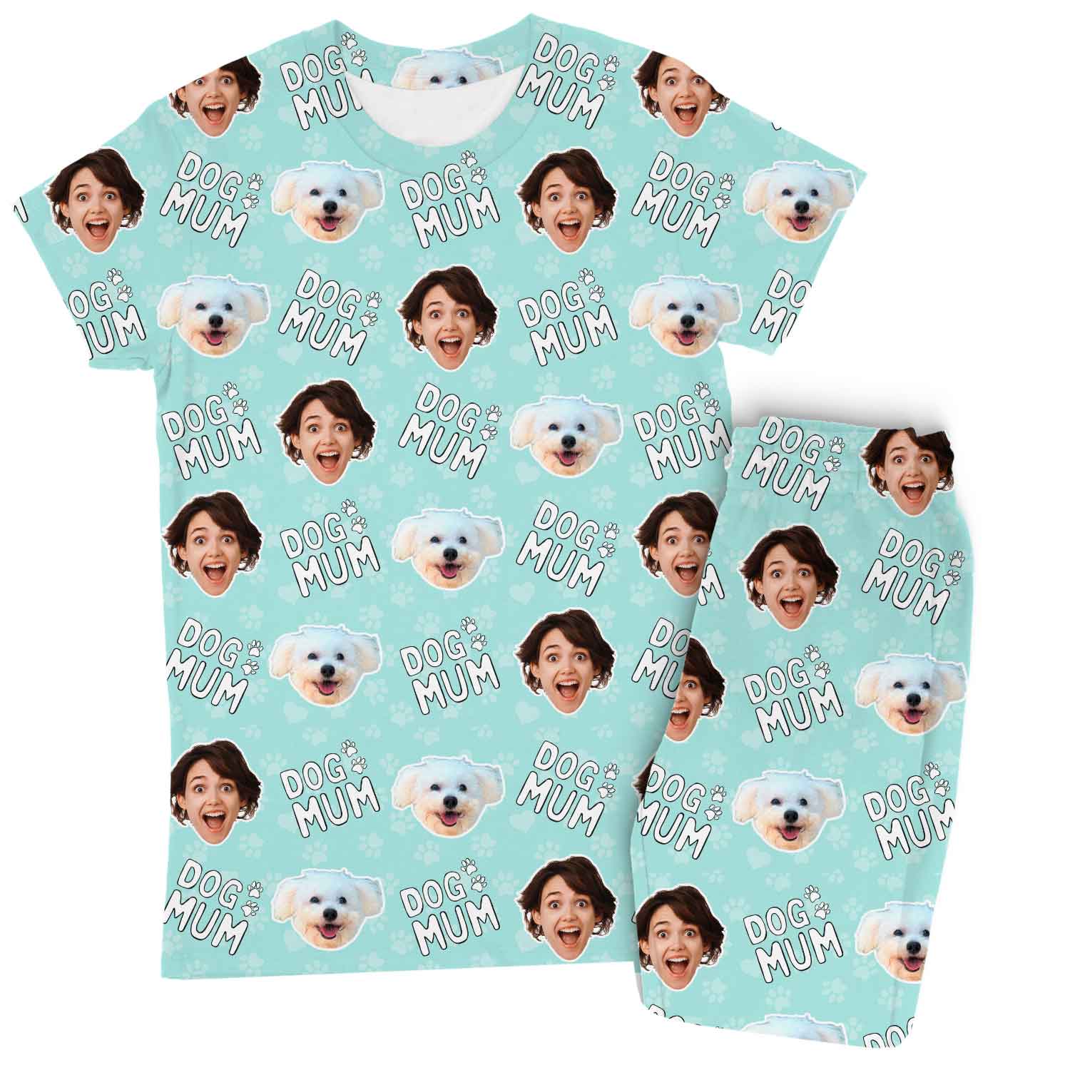Women's Dog Mum Personalised Pyjamas - Trouser Set