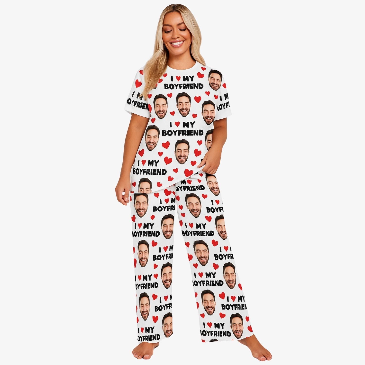 Women's I Love My Boyfriend Pyjamas