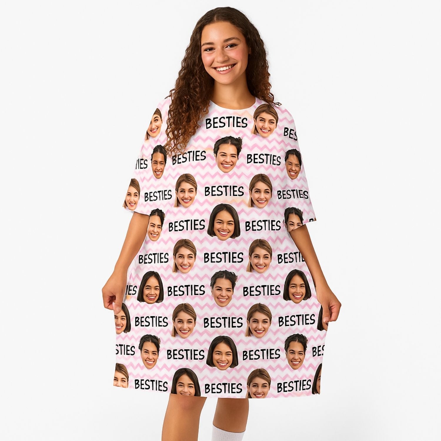 Besties Custom Sleep Tee