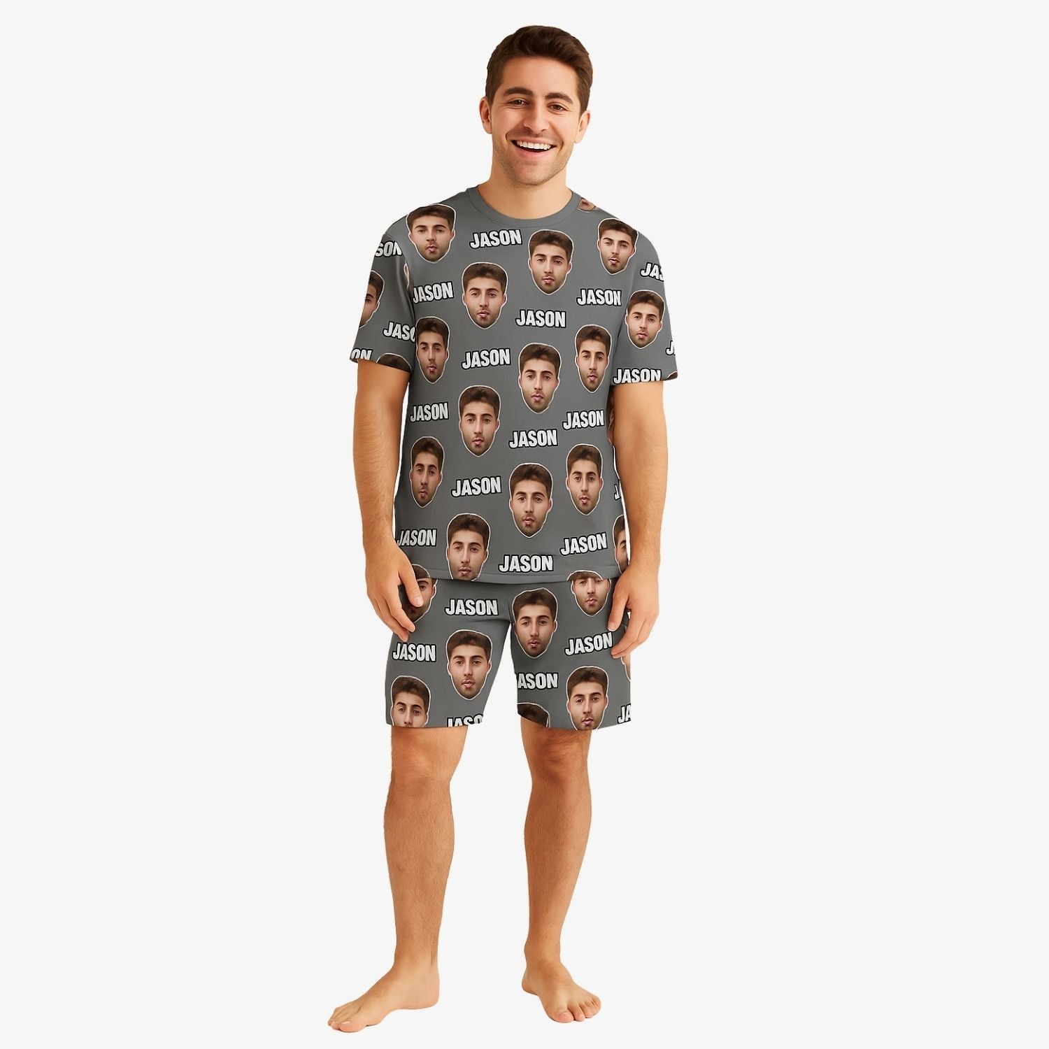 Your Face & Name Men's Personalised PJs