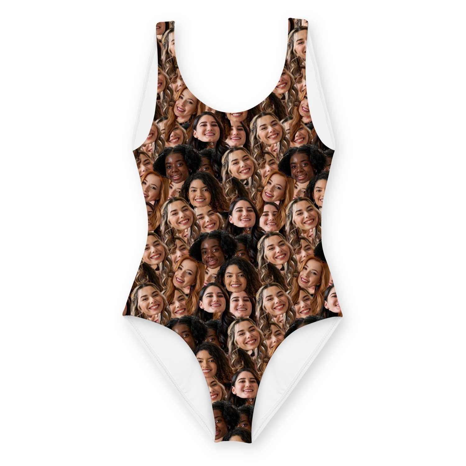 Hen Party Personalised Face Mash Swimsuit