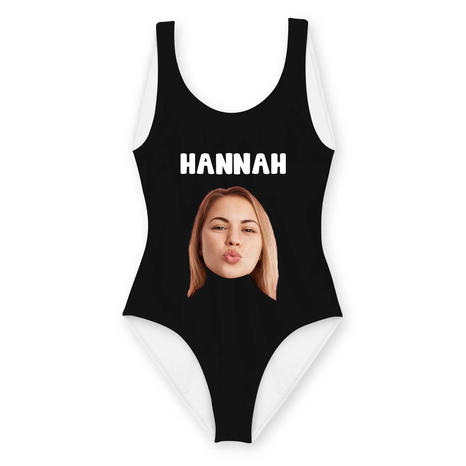 Your Name And Face Personalised Swimsuit