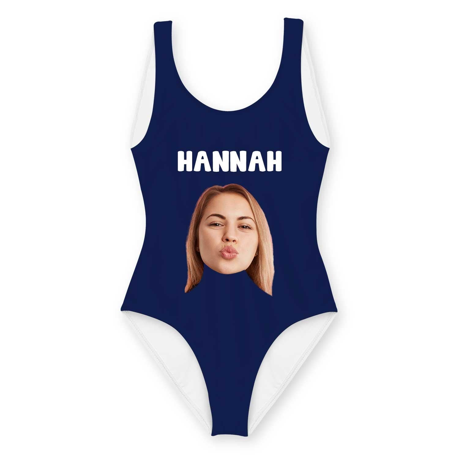 Your Name And Face Personalised Swimsuit