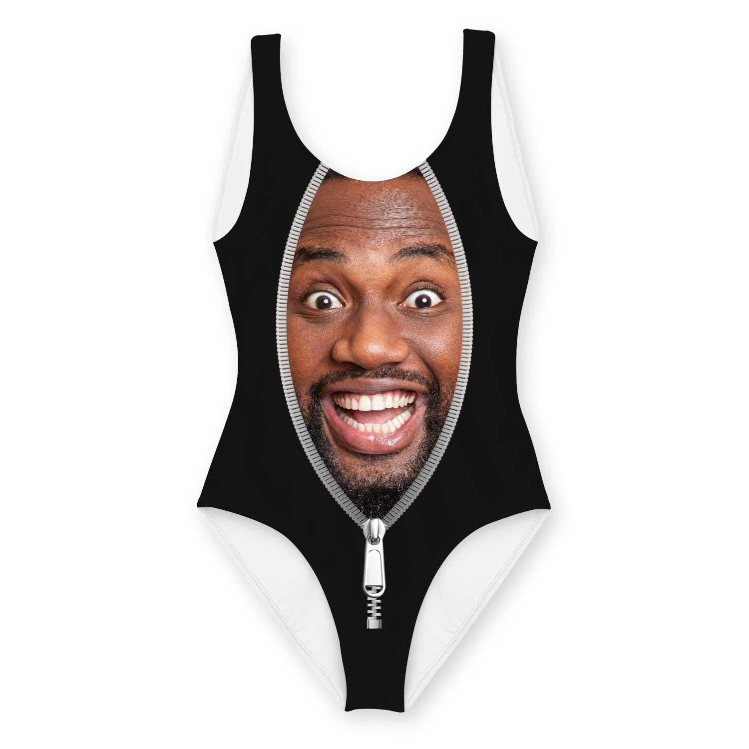 Zip Up Personalised Swimsuit