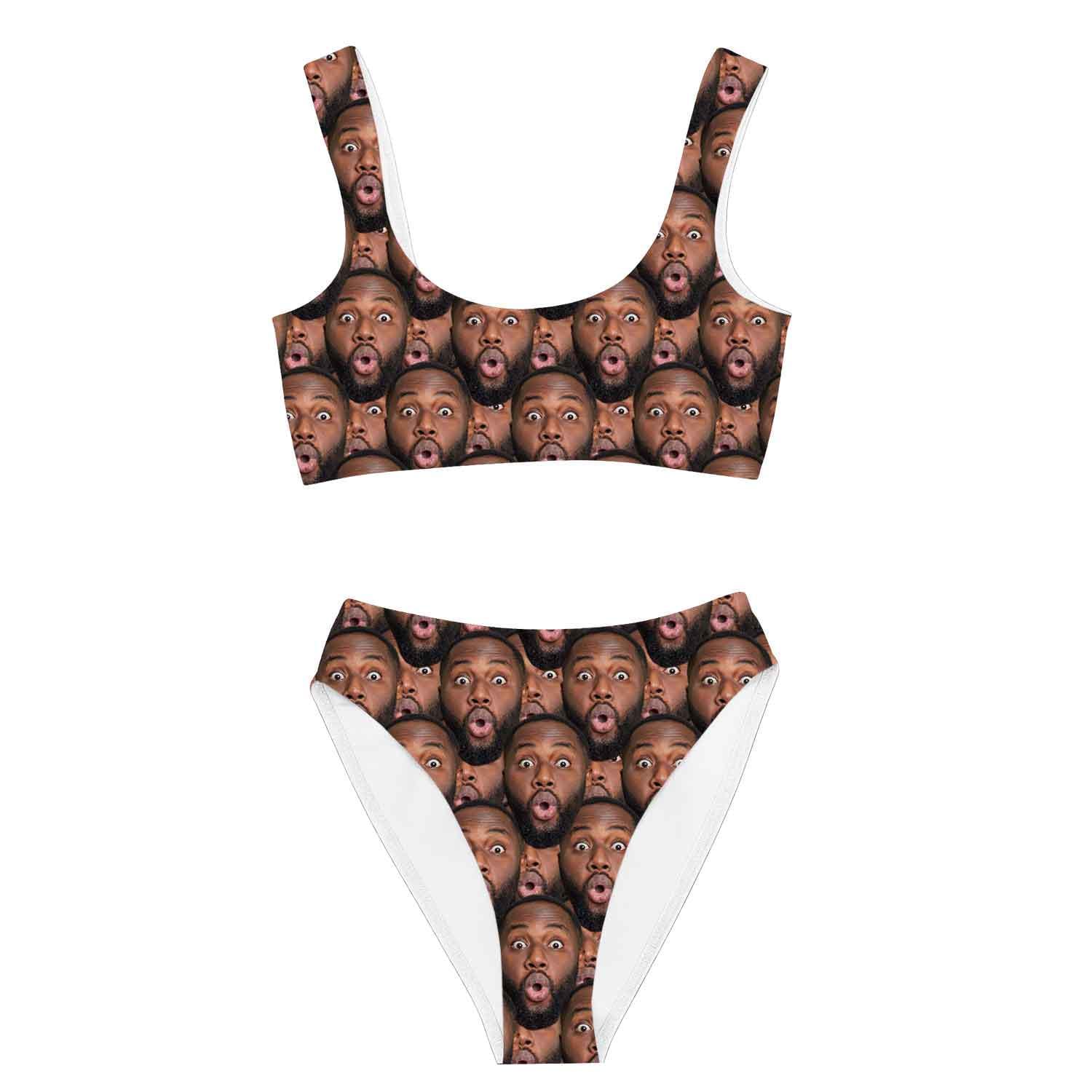 Face Mash Custom Made Bikini Set