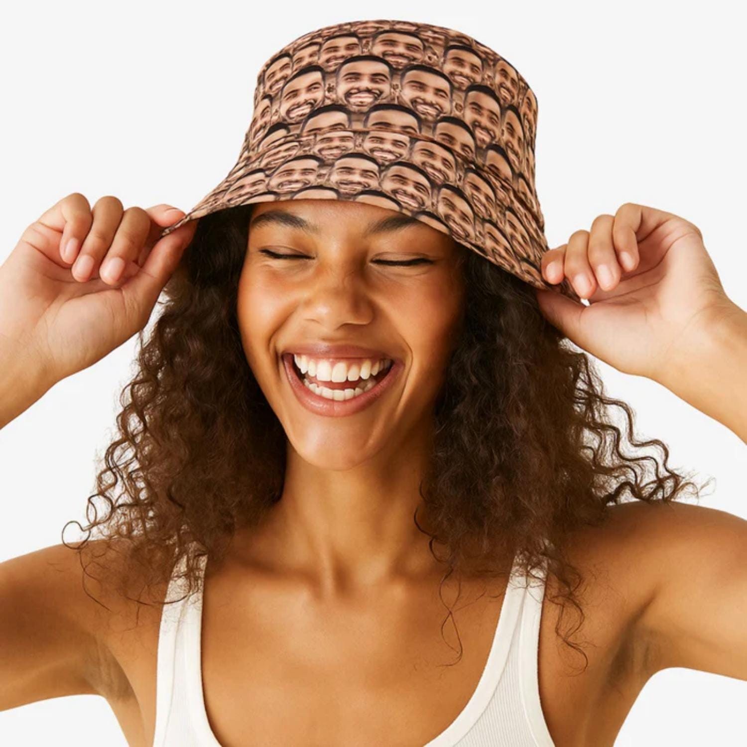 Face Mash Custom Bucket Hat