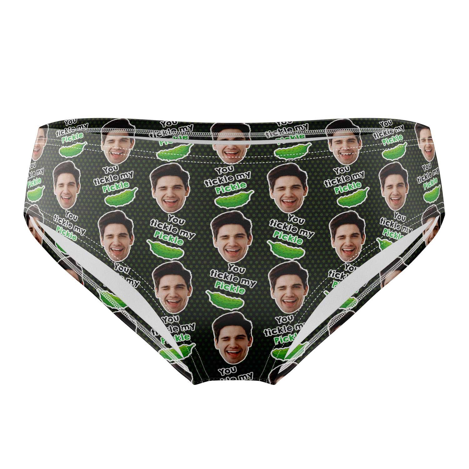 You Tickle My Pickle Personalised Face Swim Trunks