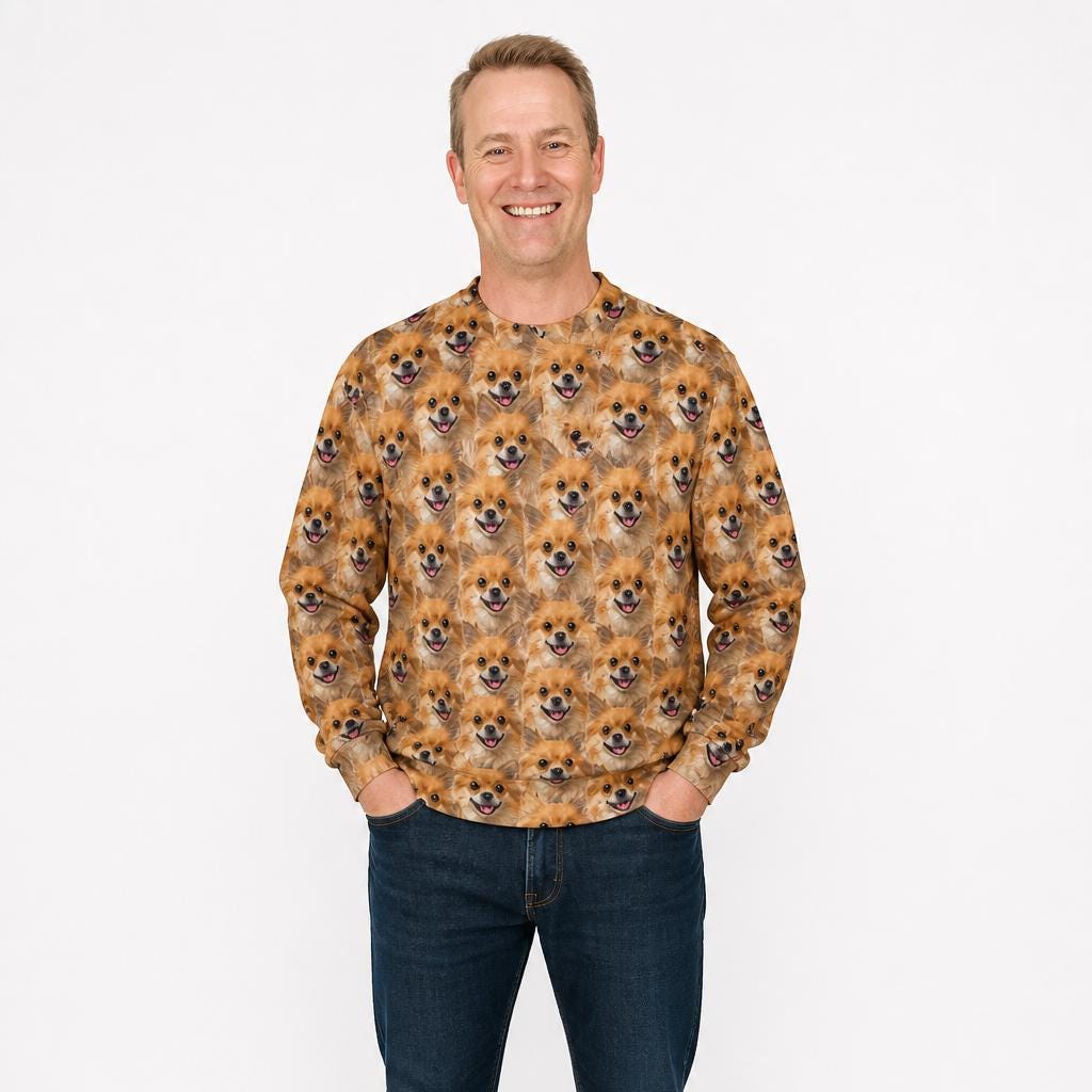Face Mash Personalised Sweatshirt