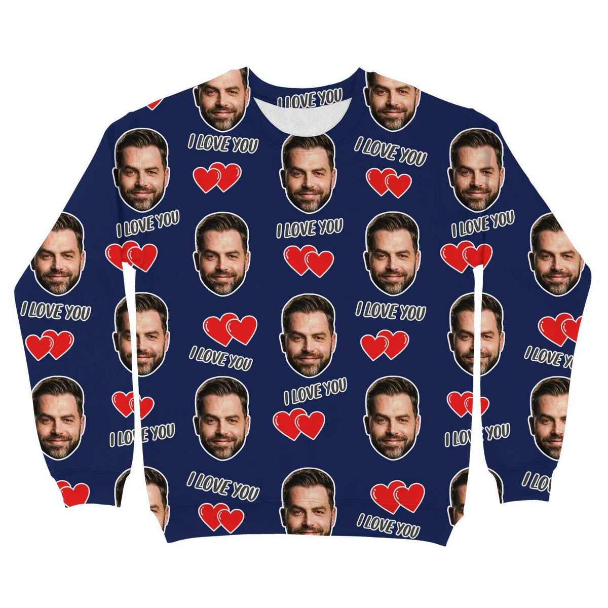 I Love You Personalised Sweatshirt