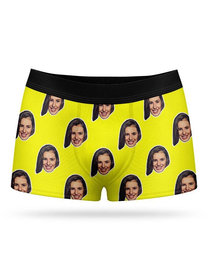 Custom Printed Face Boxers