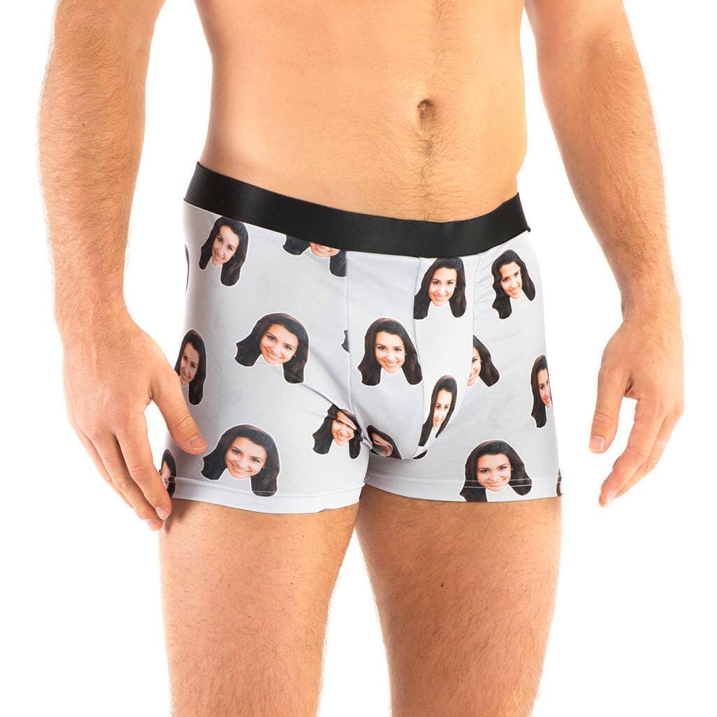 Custom Printed Face Boxers