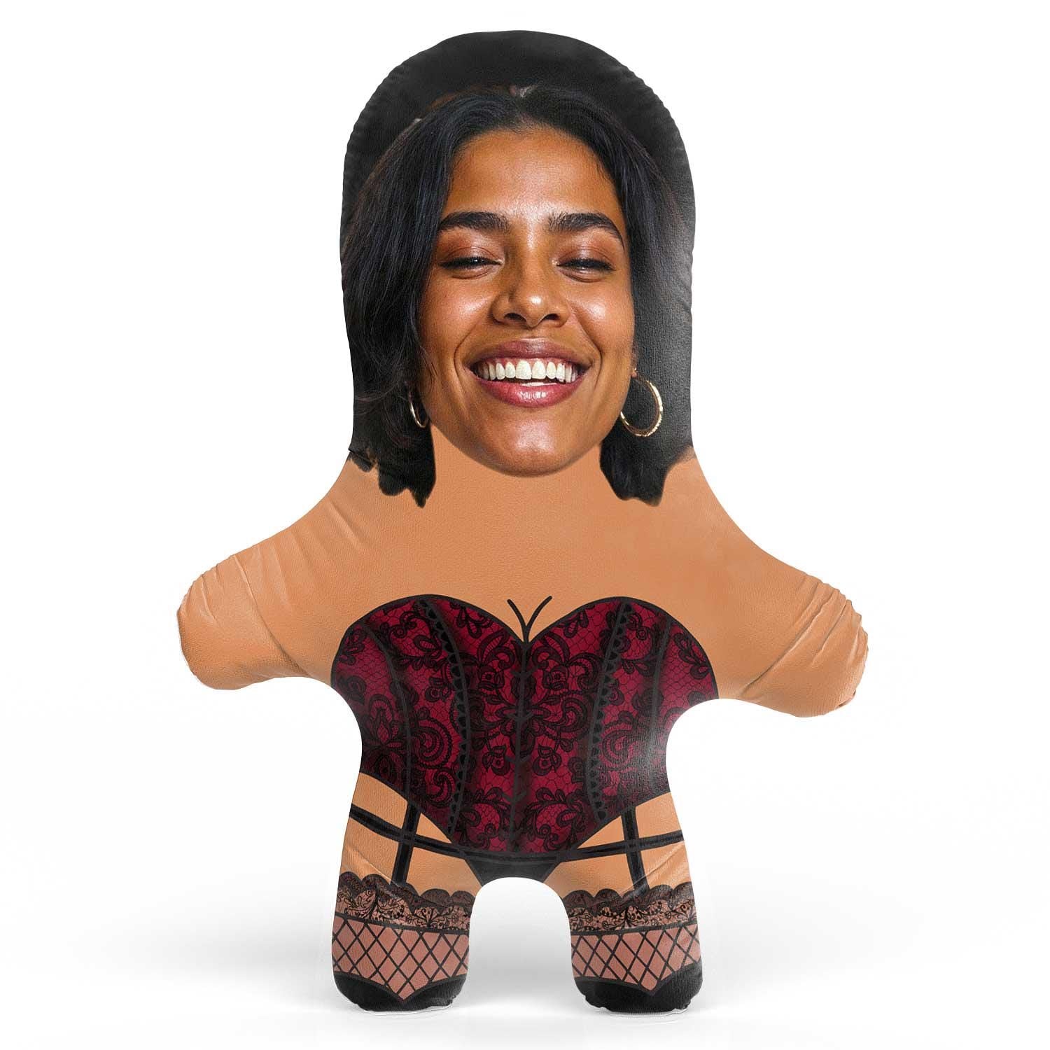 Stockings Face Pillow Personalised Teddy Bear