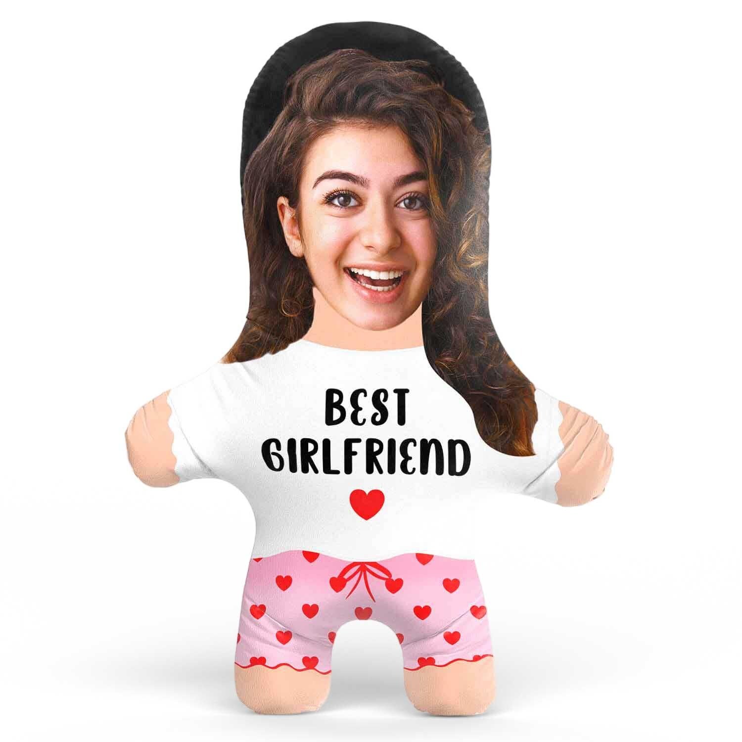 Best Girlfriend Face Pillow Personalised Teddy Bear