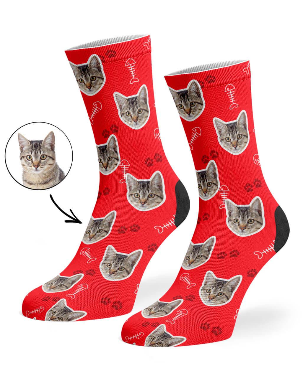 Your Cat Personalised Socks